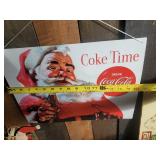 Metal and other Christimas Signs Coca Cola, Be Good for Goodness Sake and others