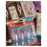 Light bulbs Gallore of various sizes and styles