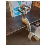 Large Cast Iron Mermaid and mermaid sign