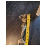 Large Cast Iron Mermaid and mermaid sign