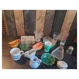 Green Glass, Novelty Cup, Decorative glass and much more great smalls lot
