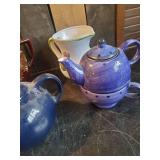 Teapot Lot creamer and sugar bowl pitcher and more  great lot