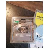 Saw Lot, Metal never used blades and 2 vintage wood handle Hand saws