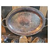 Silver Platter, and various other silver items including butter Dish Silverware and more