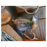 Silver Platter, and various other silver items including butter Dish Silverware and more