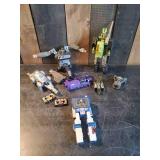Transformer lot for parts or repair with Transformer Soundwave, Sludge, Headmaster Hardhead and others