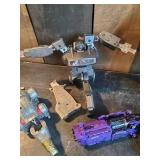 Transformer lot for parts or repair with Transformer Soundwave, Sludge, Headmaster Hardhead and others