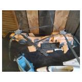 Vintage Gi Joe toys, Skystiker XP-14F Combat Jet, Tomahawk Helicopter, a Lex Doar 7 Assault Ship, and A Cobra Sea Ray Air Attack Craft