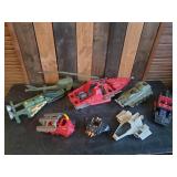 Lot Of Various Gi, Joe Vehicles, Cobra Moray Hydrofoil, Sky Hawk or Ghost H.A.W.K. Persuader Probe and more