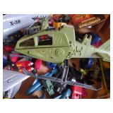 Misc Lot of Vintage Toys Gi Joe Star Wars and others for Parts and Repairs