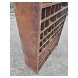 Large Amazing Metal Heavy Duty Shelf Unit Could sit tall or Long  So Cool