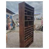 Large Amazing Metal Heavy Duty Shelf Unit Could sit tall or Long  So Cool