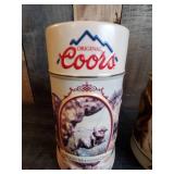 2 Beer Steins Coors and Endangered Speicies Budweiser