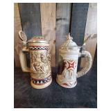 2 Native American Steins Indians of the American Frontier, & Deliverance