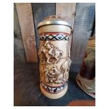 2 Native American Steins Indians of the American Frontier, & Deliverance