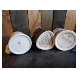 2 Steins Elvis Heartbreak Hotel & Eagle of the Last Frontier, and a Norman Rockwell Mug