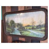 2 Gorgeous Vintage Wall Hangings with Amazing ornate Frames