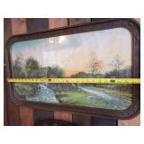 2 Gorgeous Vintage Wall Hangings with Amazing ornate Frames