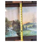 2 Gorgeous Vintage Wall Hangings with Amazing ornate Frames