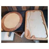 2 Gorgeous Vintage Wall Hangings with Amazing ornate Frames