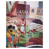 Vintage Game and Book Lot Peter Rabbit, Cooties, Wooden A, B, C