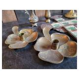 Brass Lot of Various Items  Decorative Cross