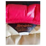 Vintage Swingster Wil-Rich Red and Tan Vest in good Condition