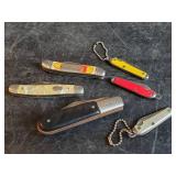 Various Pocket knives, Barlow, and others