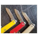 Various Pocket knives, Barlow, and others