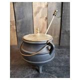 Antique Cast Iron Smudge Pot