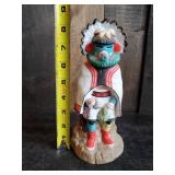 Ceramic Bank Te-la-vai created by Native American Artist Lowell Talashoma Sr. 2 Vintage Wood Carved Bottle Openers