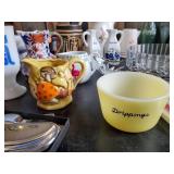 Various Kitchen/Décor Lot for use or display  Pitchers, floral Dish, Creamers, Spoons and so much more