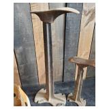 Antique Cast Iron Cobblers Tools Shoemakers anvil and Forms