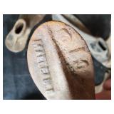 Antique Cast Iron Cobblers Tools Shoemakers anvil and Forms