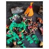 Vintage toy Lot Sgt, Rock action Figure Happy Meal Disney Tarzan Movie , Tim Mee Toy Patton Tank and much more