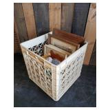 Framed Holy Catholic Family framed Picture, Vintage Old Mr. Boston Decanter, Lambert 1950