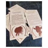 Battle of Little Big Horn Decanters by G. Schildt a Commemorative Set in original wooden Box