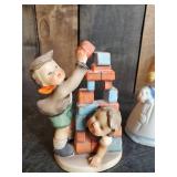 5 Vintage Ceramic Figurines Lefton Little Bo Peep, Kelvin Figurine and others