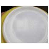 2 Vintage Pirex Pan and Bowl in good vintage condition