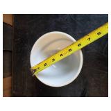 2 Vintage Pirex Bowls Green and white