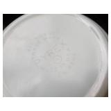 2 Vintage Pirex Bowls Green and white