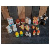 Large Salt and Pepper Lot of all Kinds  including Fenton