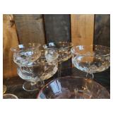 Large Vintage Glass Lot of Various Styles  Wine Juice Pink Depression Glass and more