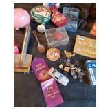 Misc Smalls Lot County Fair Ribbons, Buttons, Jacks and Much More