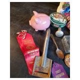 Misc Smalls Lot County Fair Ribbons, Buttons, Jacks and Much More