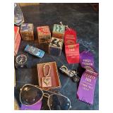 Misc Smalls Lot County Fair Ribbons, Buttons, Jacks and Much More