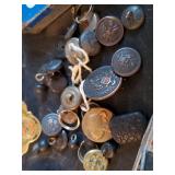 Misc Smalls Lot County Fair Ribbons, Buttons, Jacks and Much More