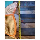 Vintage Wicker Rattan Swag Lamp  Very Cool Working Conditon