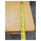 Wood Rolling Utility Cart with Magazine rack