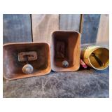 3 Vintage Meta Bells all work one with image